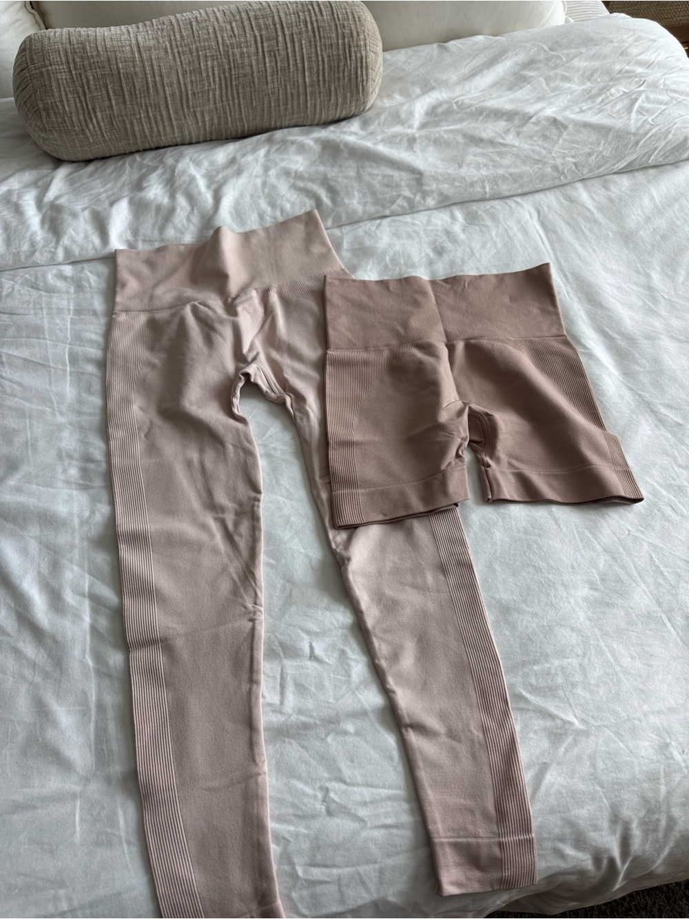 SET Active Seamless Leggings & Biker Shorts in Dusty Rose